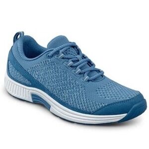 NIB Orthofeet Coral Women's Light Blue Sneakers Sz 7 Medium Orthopedic Comfort